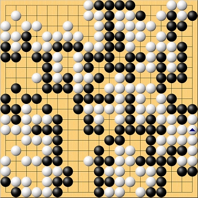 第33期棋聖戦第1局終局図