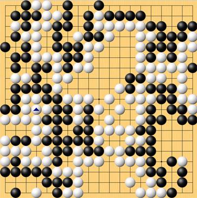 第33期棋聖戦第２局　終局の場面