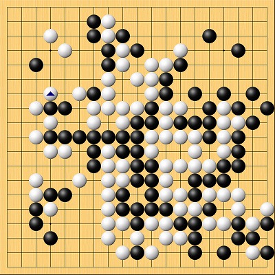 第4回大和証券杯ネット囲碁レディース1回戦奥田―謝依旻