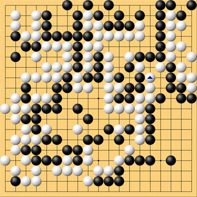 第4回大和証券杯ネット囲碁レディース2回戦大沢―奥田戦